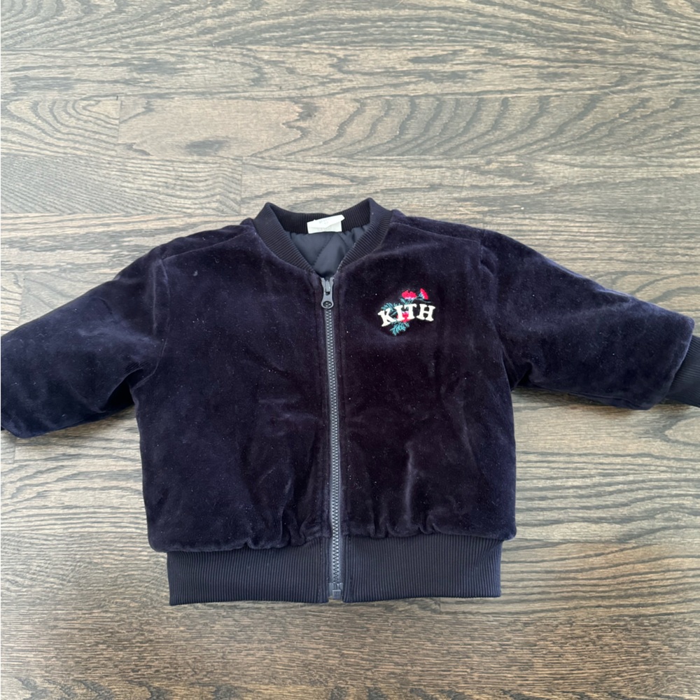 Kith velvet baby bomber